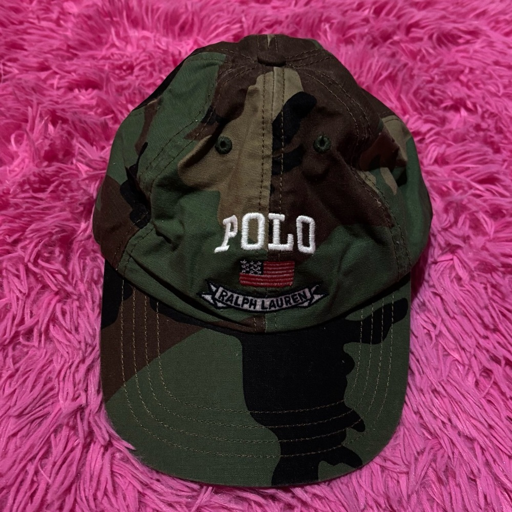 Ralph Lauren Kids Camouflage Cap